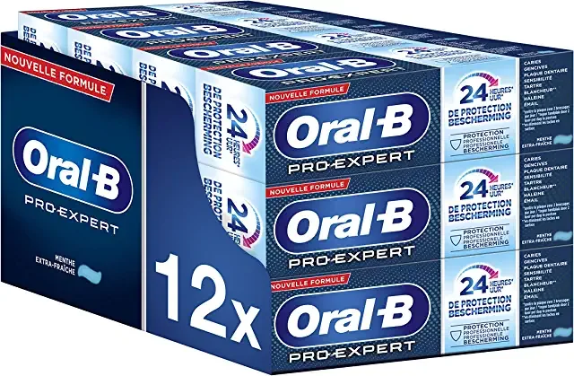 Oral-B Dentifrice Pro-Expert Protection Professionnelle, Protège contre la Plaque Dentaire et Renfor