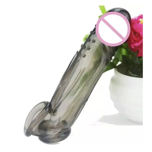 Préservatif réutilisable - pénis manches extender - clair silicone jouet extension - Jouets pour Homme