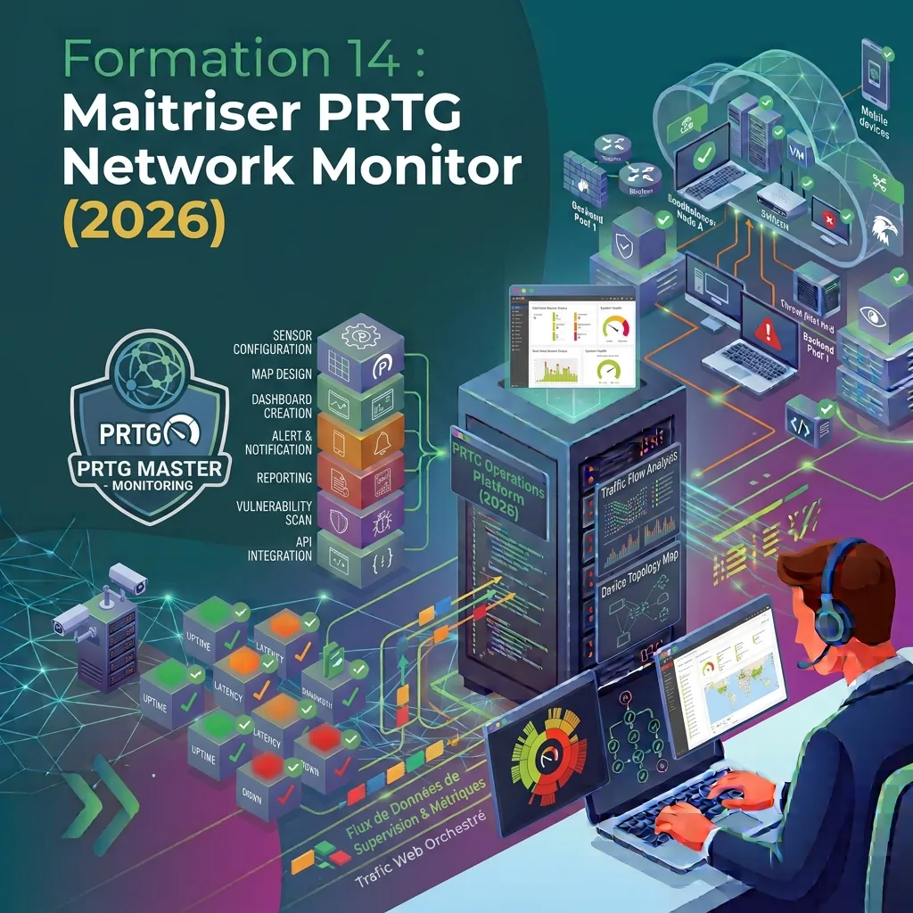 Formations Prtg Network Monitor – Supervision Réseau Globale