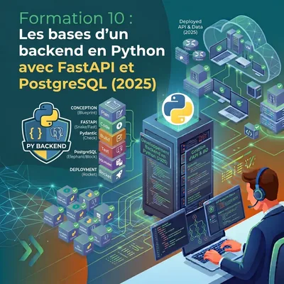 Formations Les Bases D'Un Backend En Python Avec Fastapi Et Postgresql (2025)